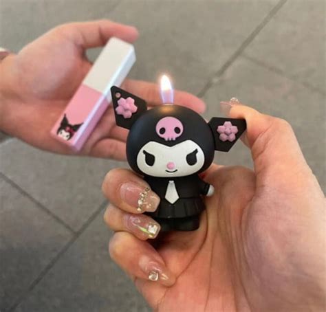 kuromi feuerzeug|Kuromi waterproof rechargeable lighter Sanrio cute high